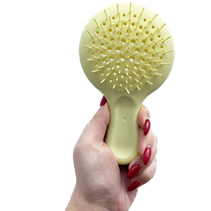 Janeke Mini Superbrush Hairbrush Light Yellow