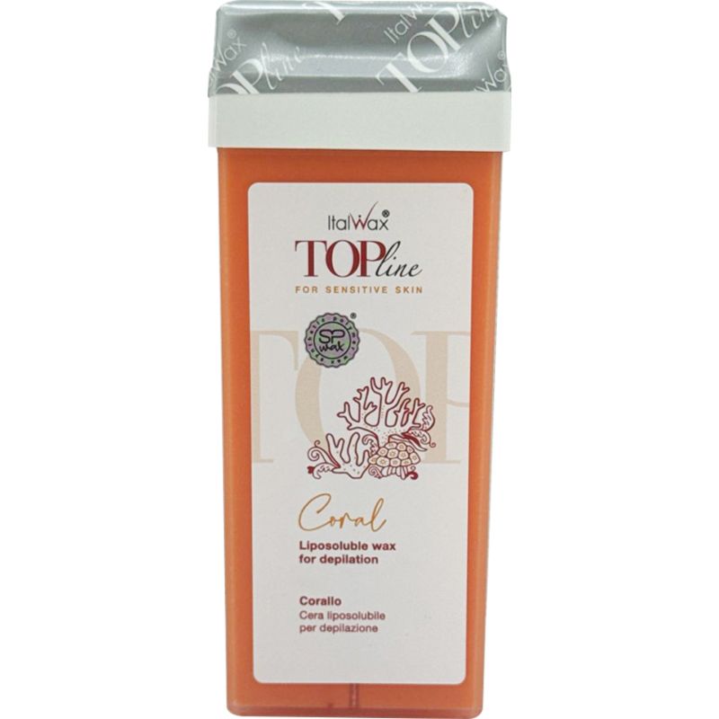 ITALWAX Воск касетный для депиляции Корал Top Line, 100 мл