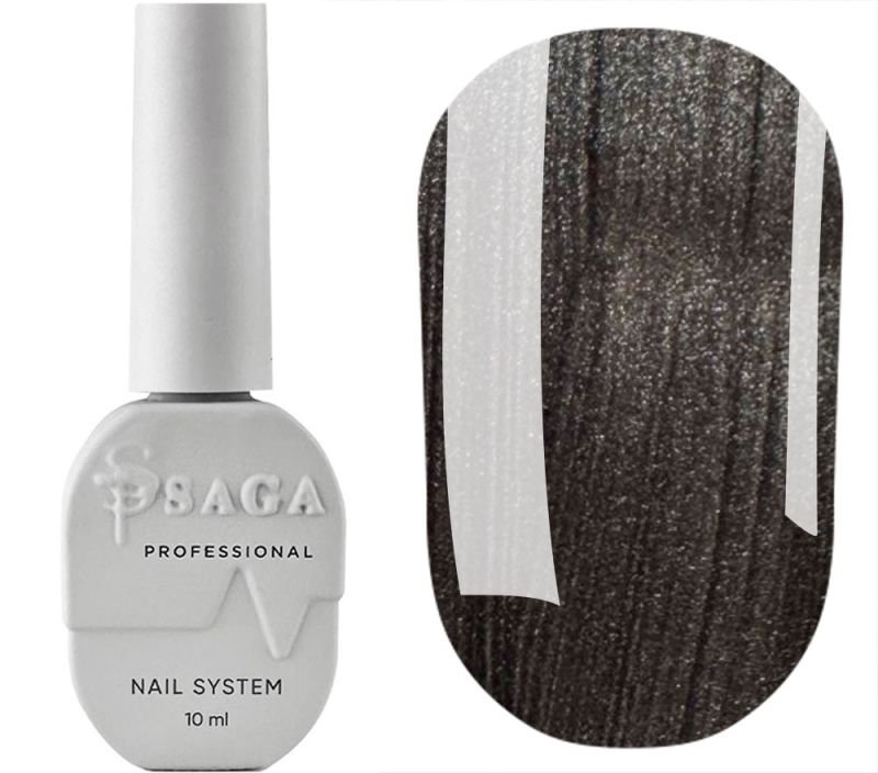 SAGA professional Gel Polish Marmalade 1 (green-yellow with flakes), 9 ml