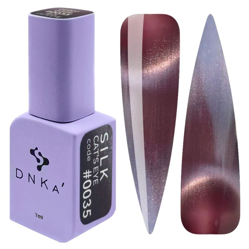 DNKa Гель-лак для ногтей Cat`s Eye Silk 0035, 12 мл