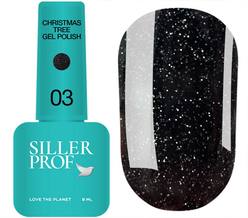 Siller gel varnish No. 037 (warm red, enamel), 8 ml