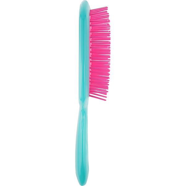 Janeke Superbrush Hairbrush Turquoise Pink