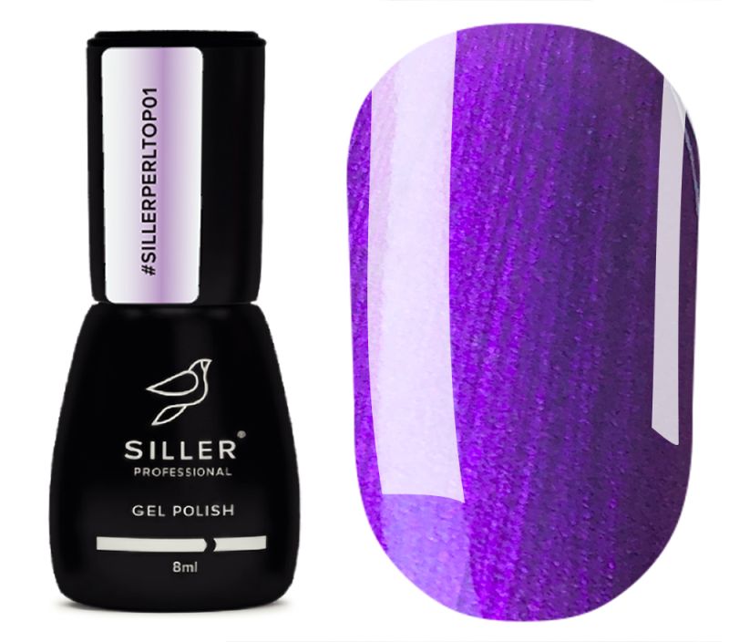 Siller Top for nails Perl Top No. 01, 8 ml