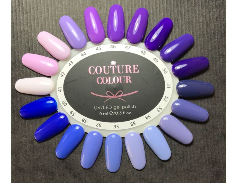 Гель-лак Couture Colour №046 (сиреневый, эмаль), 9 мл