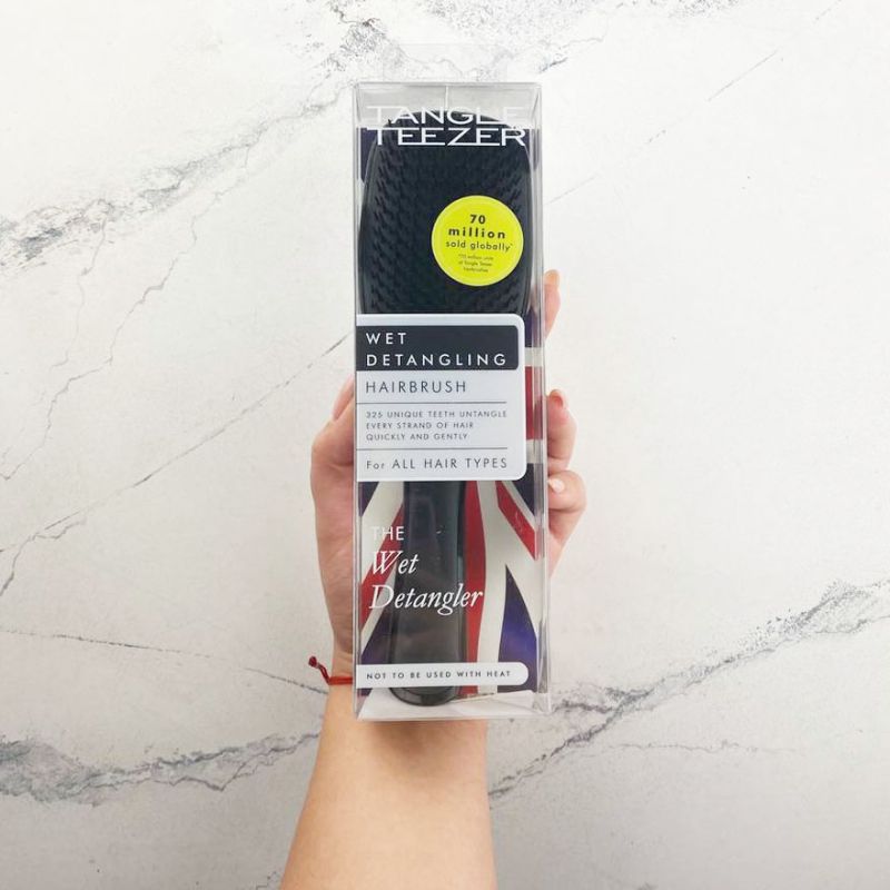 Tangle Teezer Hair Brush The Wet Detangler Midnight Black