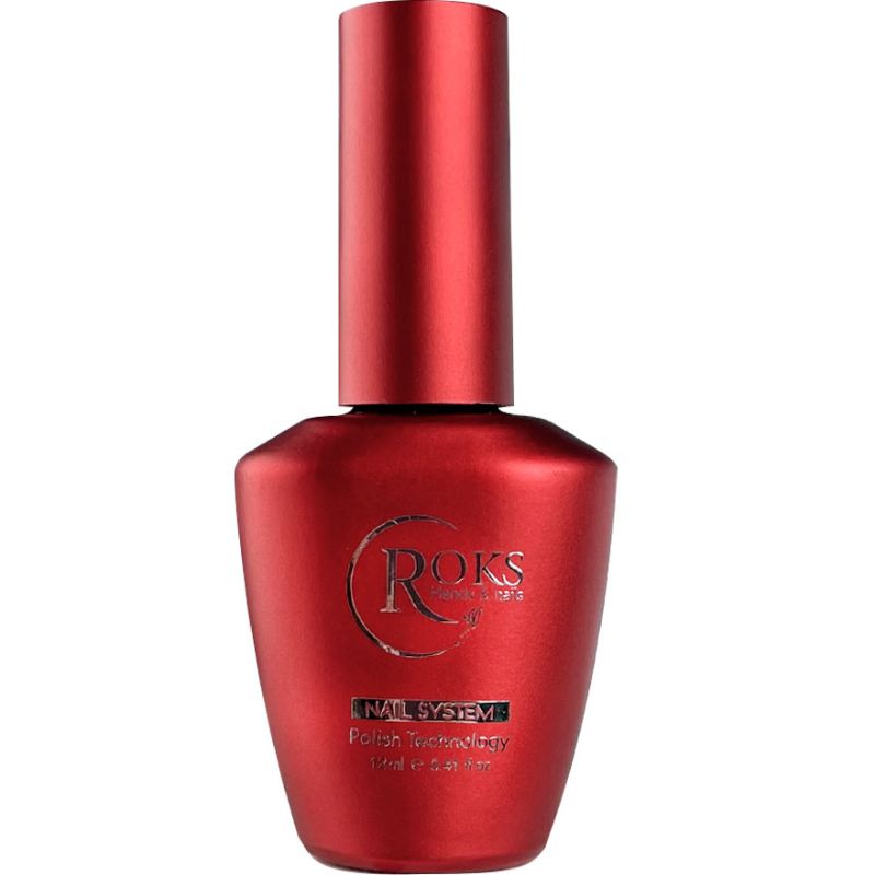 Roks Top for nails without a sticky layer No wipe top No UV-Filters, 12 ml