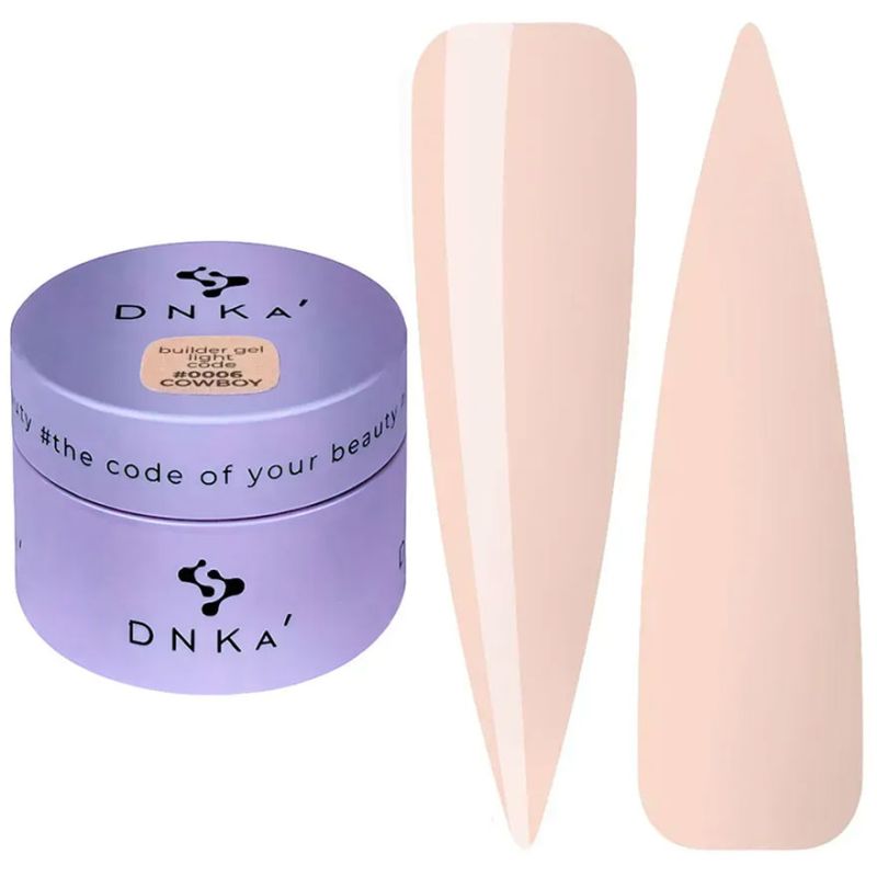 DNKa Гель для нігтів Builder Light Gel 0006 Cowboy, 30 мл