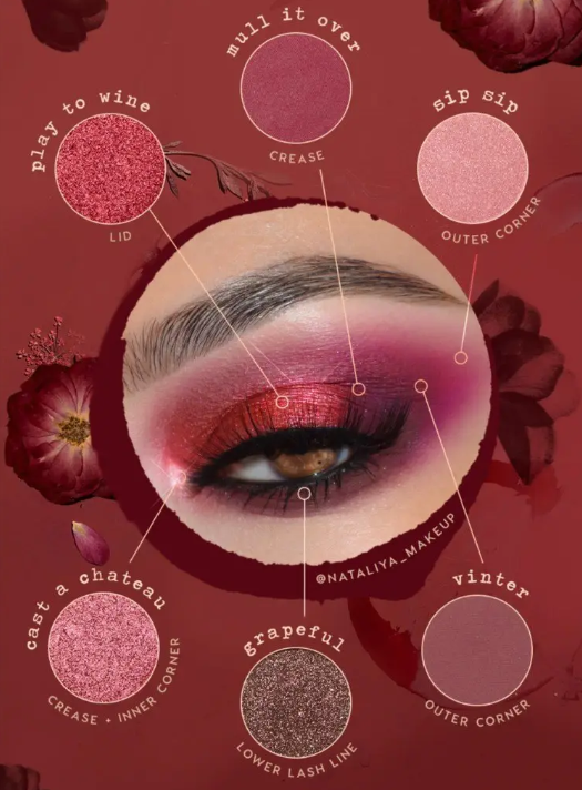 ColourPop Wine & Only Palette Eye shadow palette, 9 g