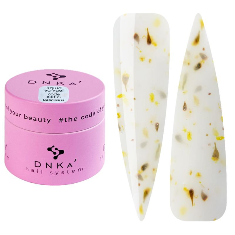 DNKa Гель для ногтей Liquid Acrygel 0035 Narcissus, 15 мл