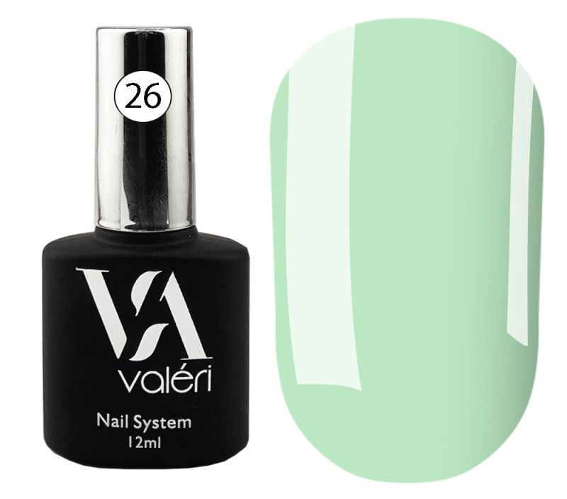Valeri Nail base French Base 026 (turquoise-mint), 12 ml