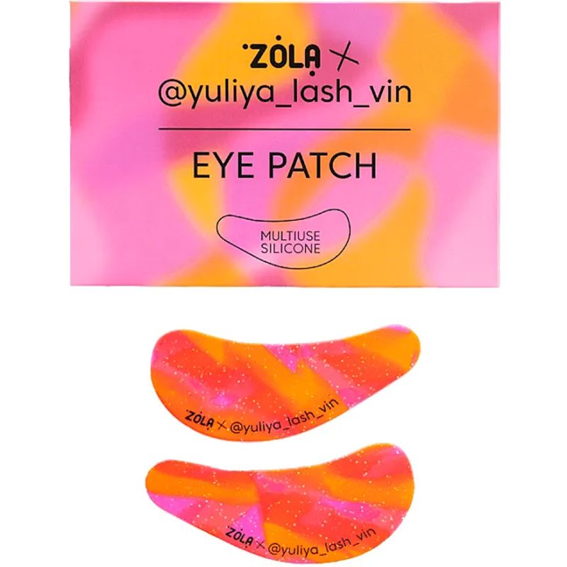 ZOLA x Yuliya Lash Vin Multifunctional Silicone Patches Pink-Orange