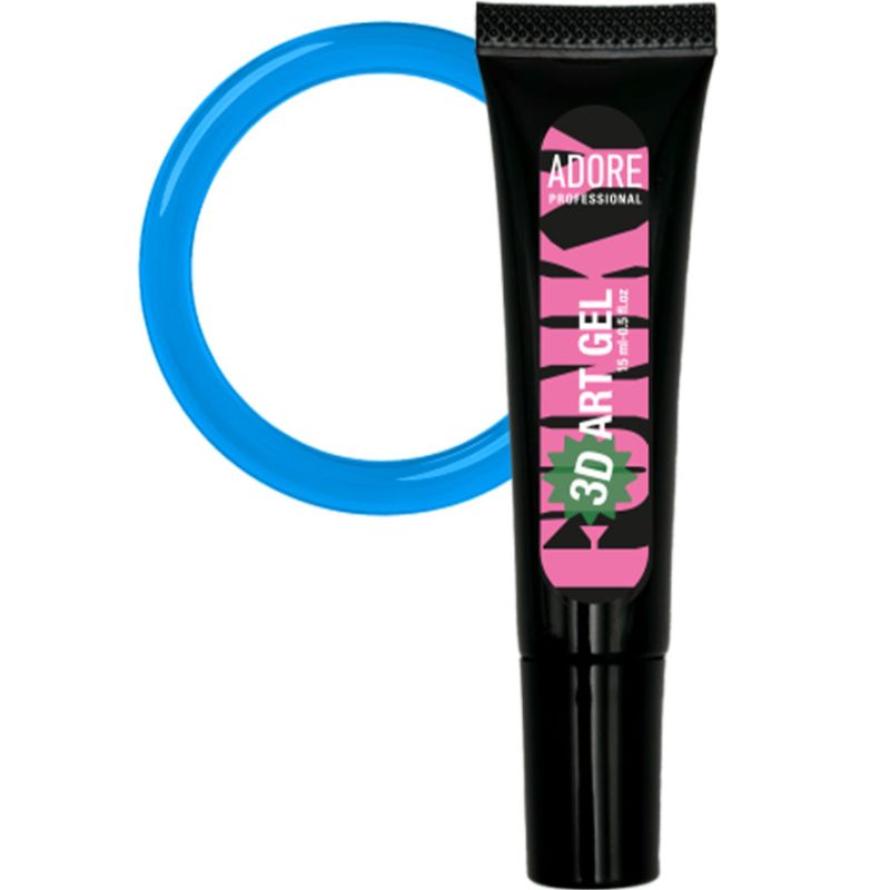ADORE Professional Gel in a tube for three-dimensional designs 3D Funky Art Gel No. 01, 15 ml