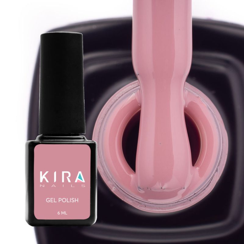 Kira Nails gel varnish No. 113 (dark pink, enamel), 6 ml
