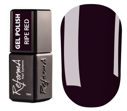 ReformA Gel Polish, Ripe Red (eggplant, enamel), 10 ml