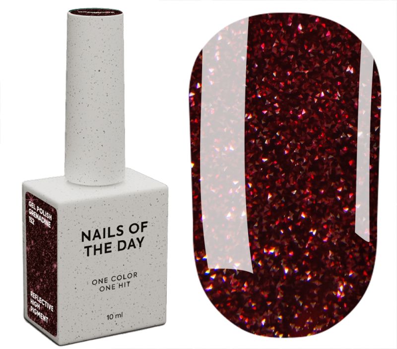Nails Of The Day гель-лак Gel polish Grenadine-152, 10 мл