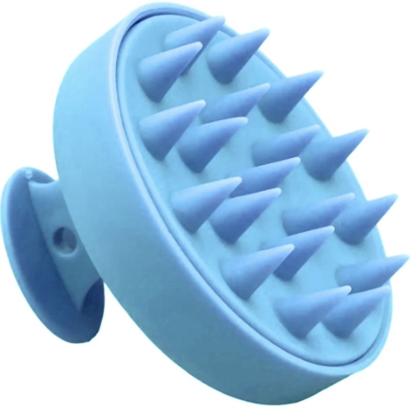 Massage silicone scalp brush, lilac
