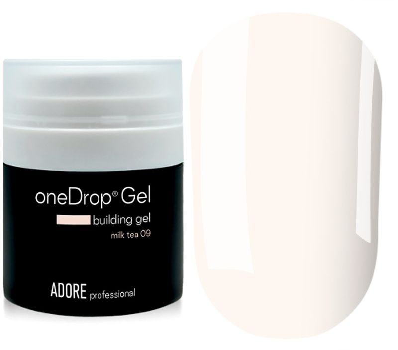 ADORE Гель для наращивания One Drop Gel №09, 30 мл (с вакуумной помпой)