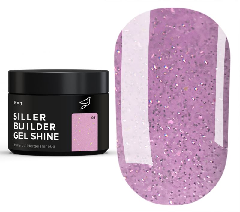 ​Siller Гель для ногтей Builder Shine Gel №06, 15 мл