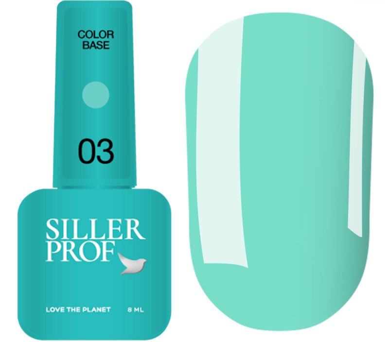 Siller База для нігтів Color Base №03, 8 мл