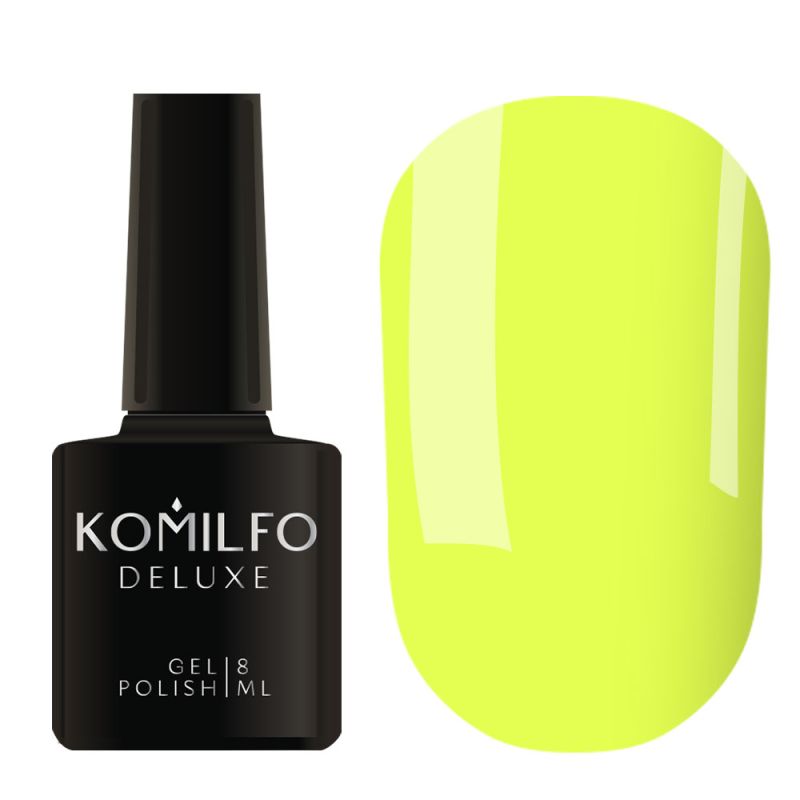 Gel varnish Komilfo DeLuxe Termo C003 (light brown, when heated - bright light green), 8 ml