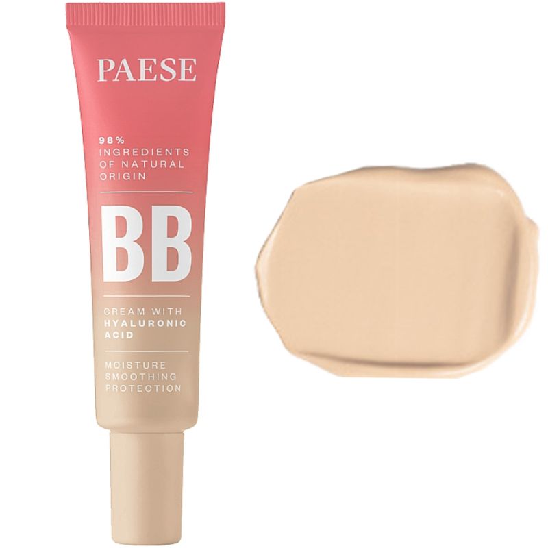PAESE BB CREAM HYALURONIC ACID Тональный крем - 01N Ivory, 30 мл