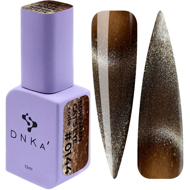 DNKa Гель-лак для ногтей Bohemian Cat's Eye 144, 12 мл