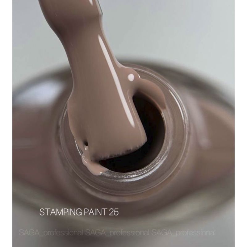 SAGA professional farba varnish for stamping 25 nude, 8 ml