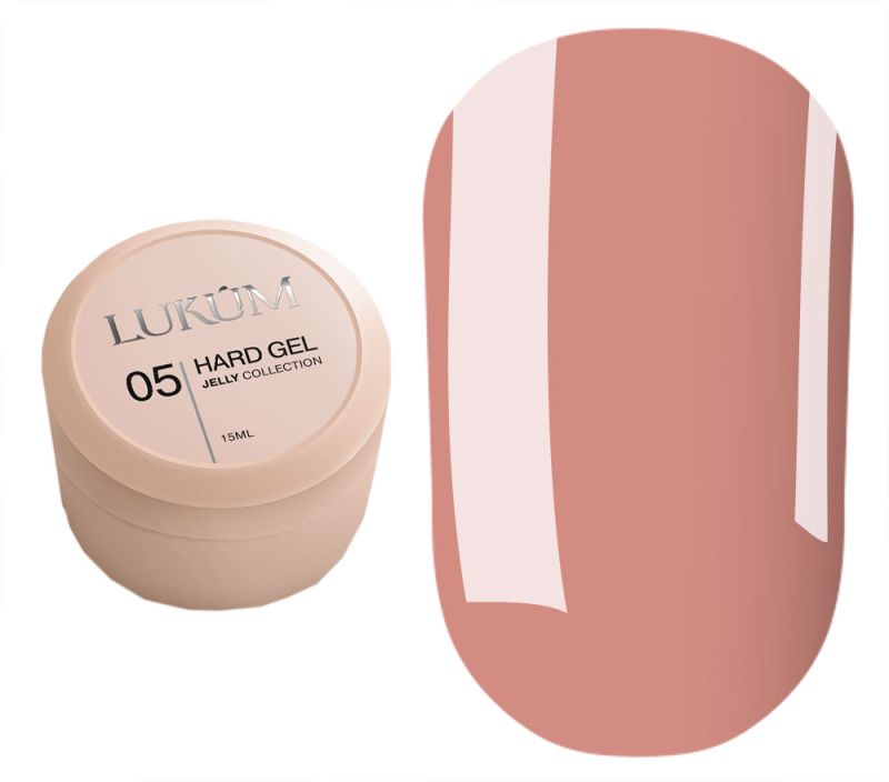 Lukum Гель для ногтей Hard Jelly Gel 05, 15 мл