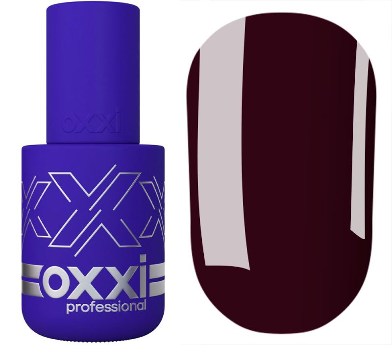 OXXI Gel nail polish No. 278 (eggplant, enamel), 10 ml