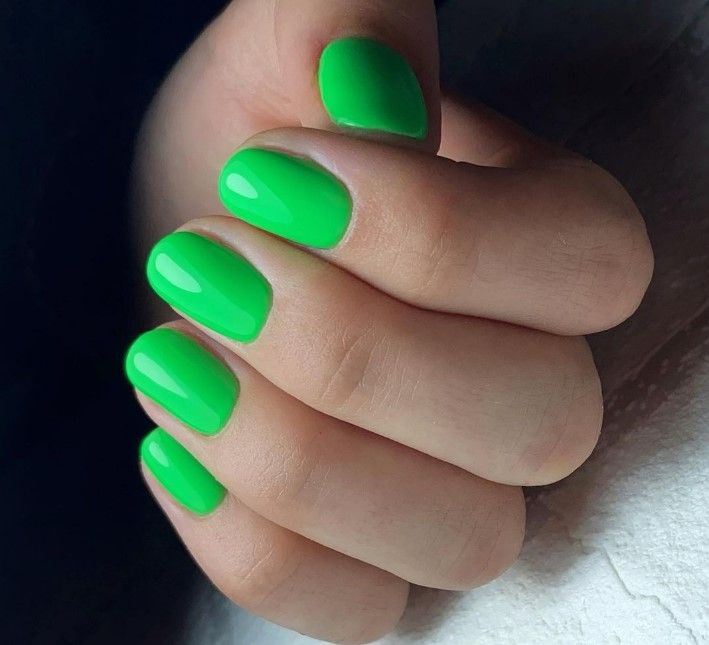 Kira Nails gel varnish No. 184 (candy green, enamel), 6 ml