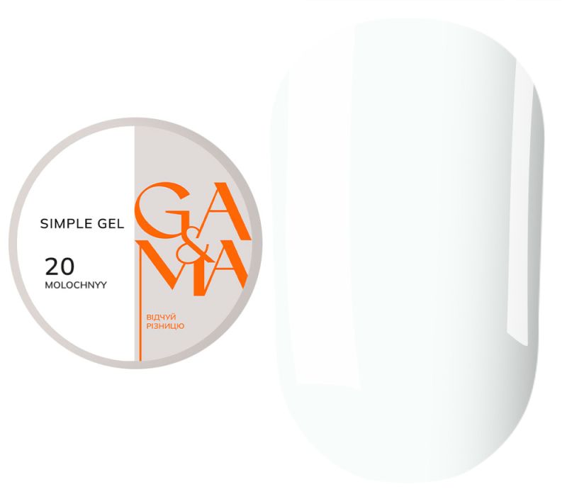 GA&MA Gel sample Simple gel 001 Clear, 15 ml