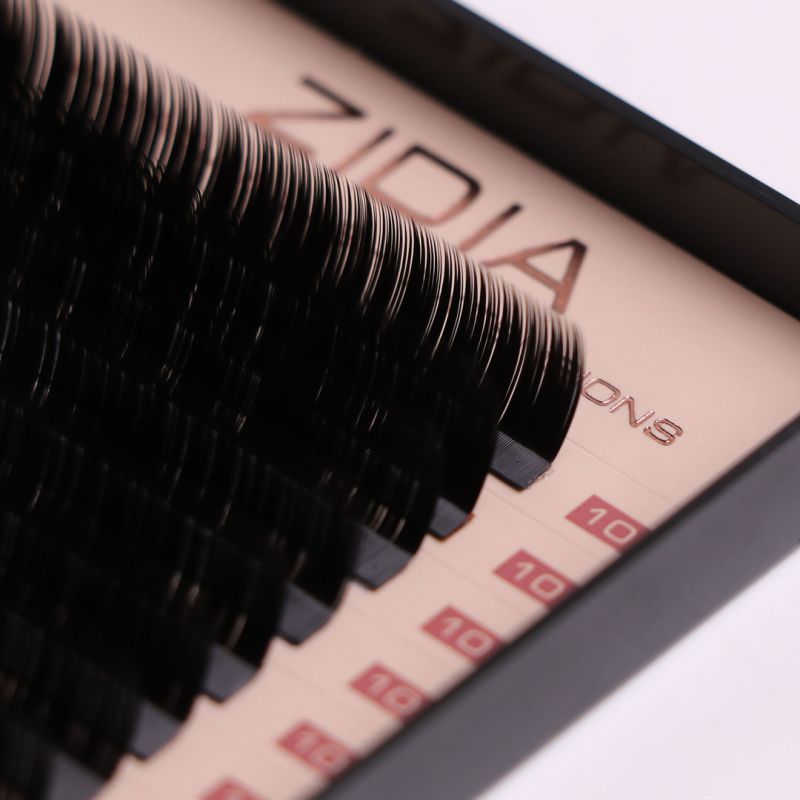 ZIDIA Premium Lash Extensions 20 ribbons - M0.1 x 10 mm