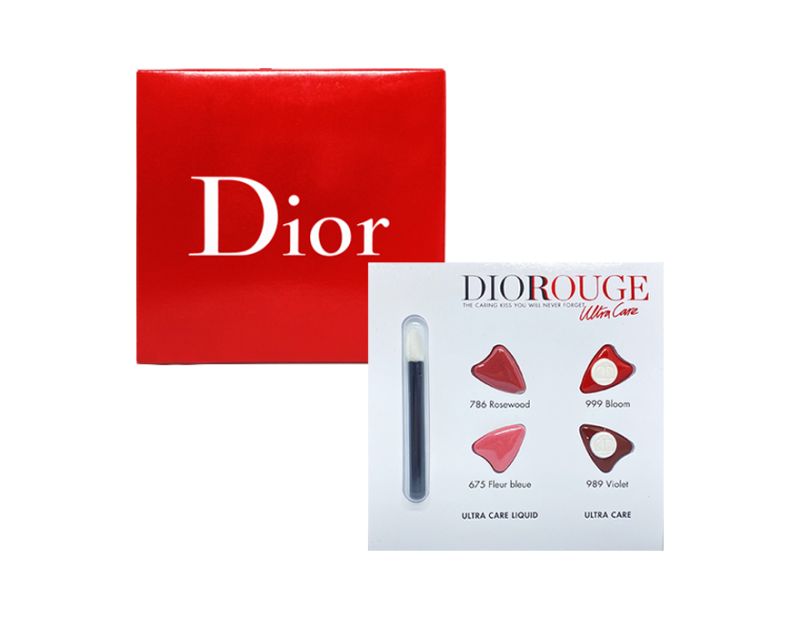 DIOR Rouge Ultra Care Lipstick and Ultra Care Liquid Lipstick Набор  пробников помад для губ