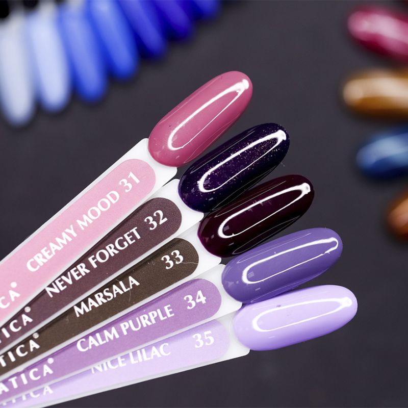 Gel polish Atica GPM033 Marsala, 15 ml
