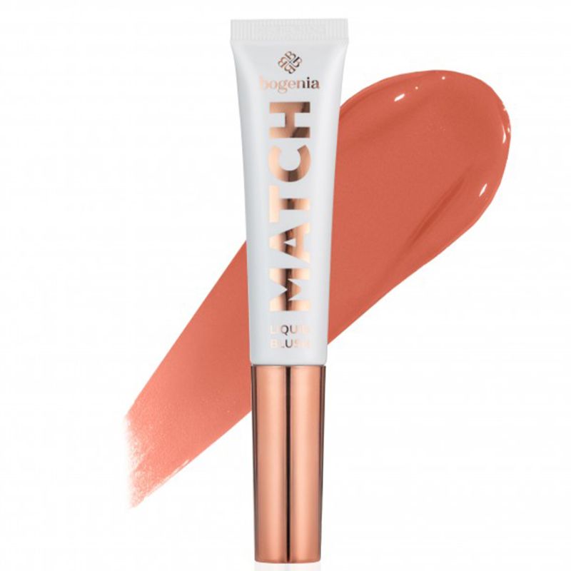 BOGENIA Рідкі рум'яна MATCH Liquid Blush №004, 15 мл