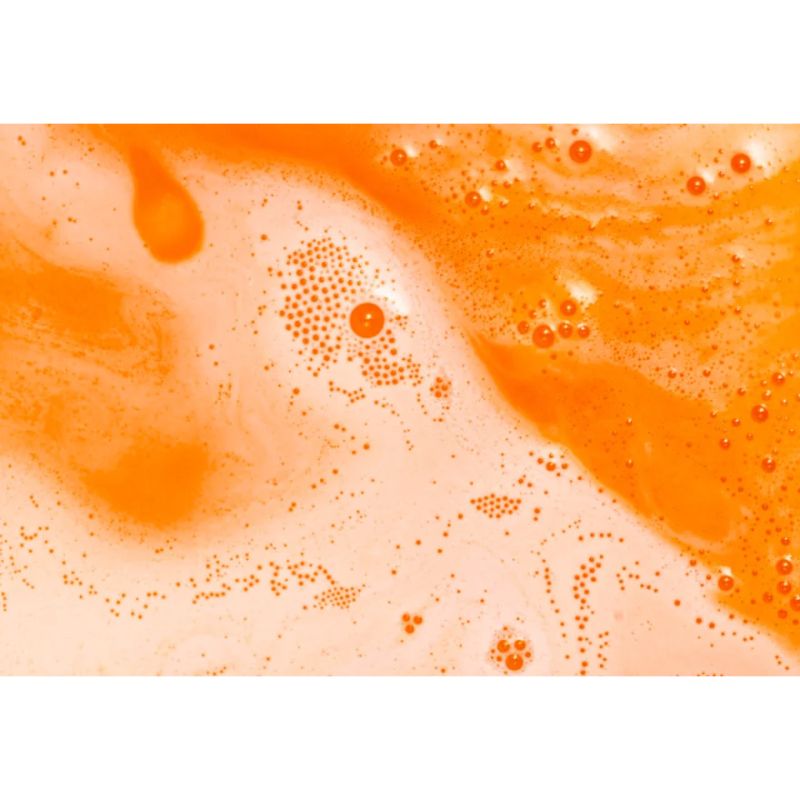 Bath bomb with toy, white-orange, 100 g