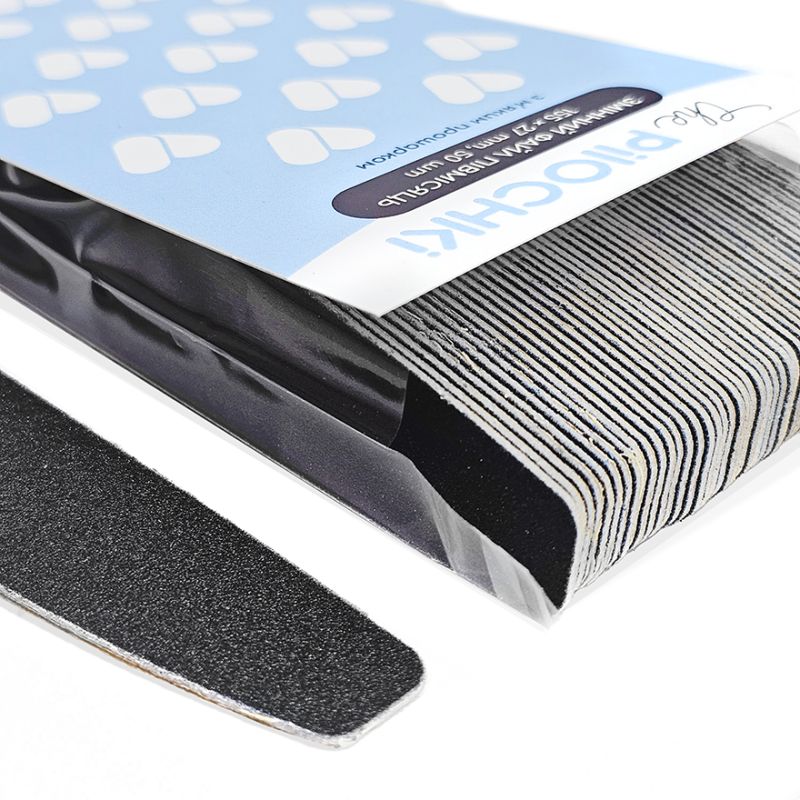 ThePilochki Replacement files for file, Crescent 155 mm - 150 grit with MP (black), 50 pcs/pack