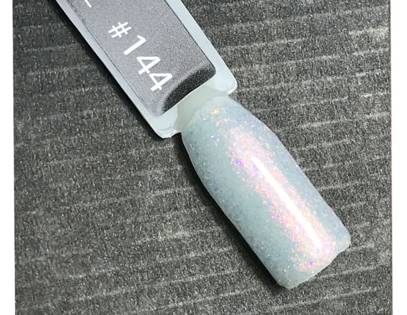Гель-лак NUB 144 Brighte St Pearl (голографічний з шимером), 8 мл