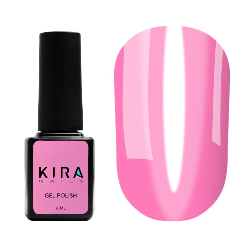 Kira Nails Vitrage gel varnish No. V23 (fuchsia, stained glass), 6 ml