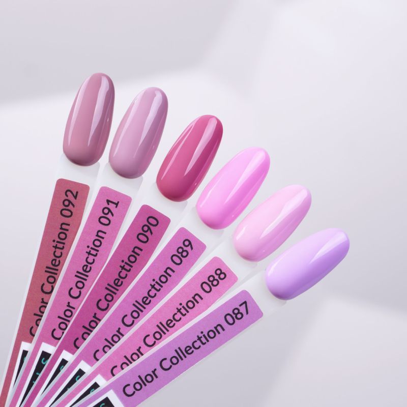 Kira Nails gel varnish No. 092 (dark lilac, enamel), 6 ml