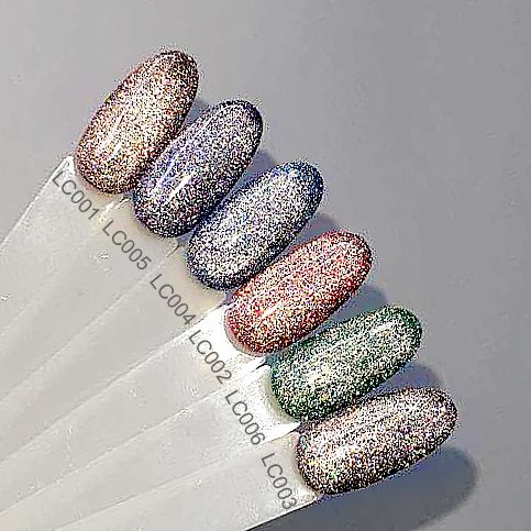 Гель-лак Komilfo Luminous Cat Eye 005 (сиреневый), 8 мл