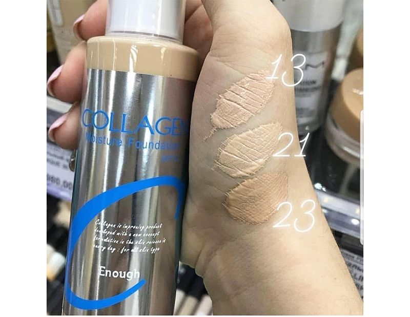 ENOUGH Collagen Whitening Moisture Foundation 3 in 1 foundation, No. 13, 100 ml
