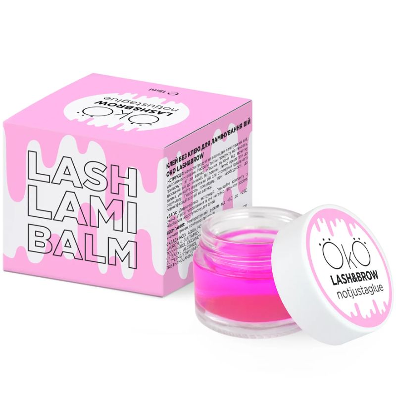 OKO Клей для ламинирования Lash Lami Balm, 15 мл