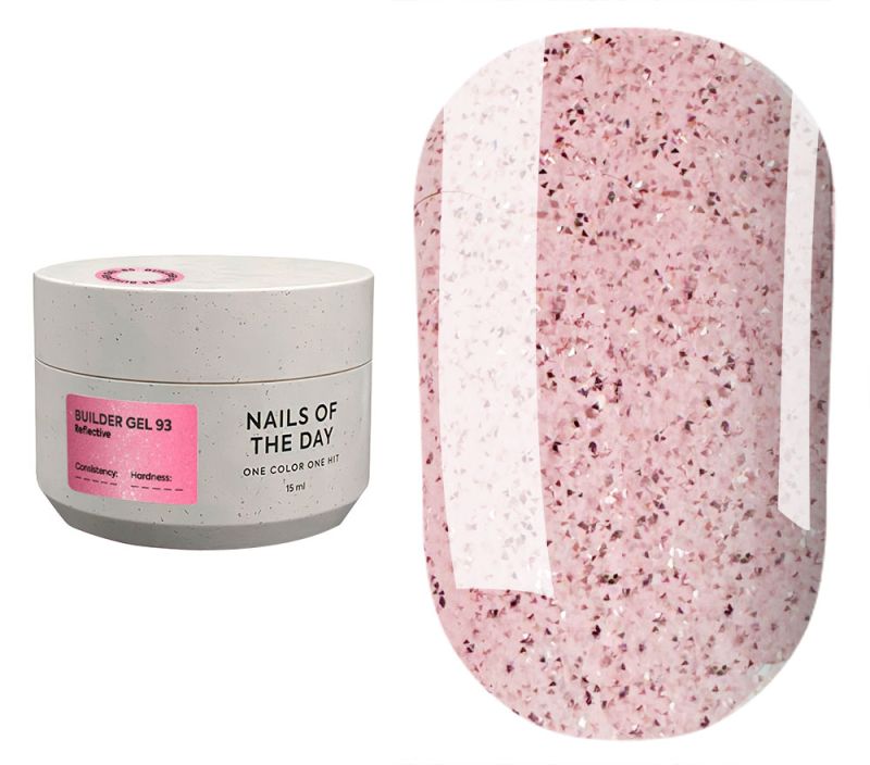Nails Of The Day Гель для нігтів Builder gel 93, 15 мл