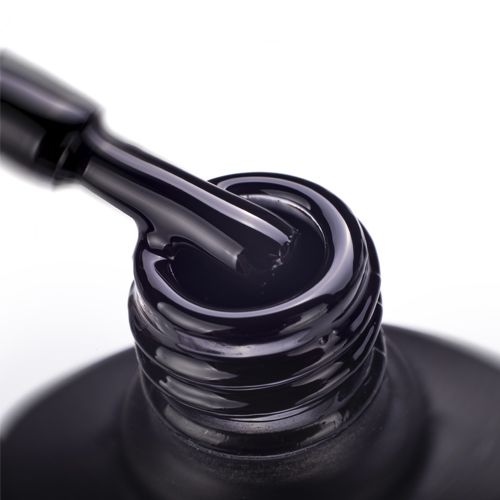 Gel Polish Komilfo Deluxe Series D001 (black, enamel), 8 ml.