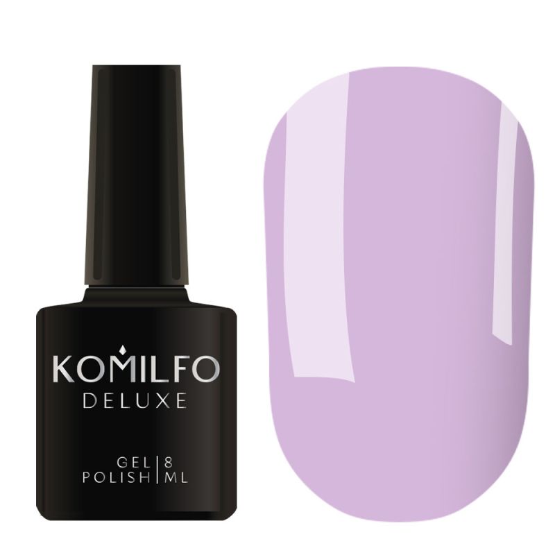 Gel Polish Komilfo Deluxe Series D185 (light lilac, enamel), 8 ml.