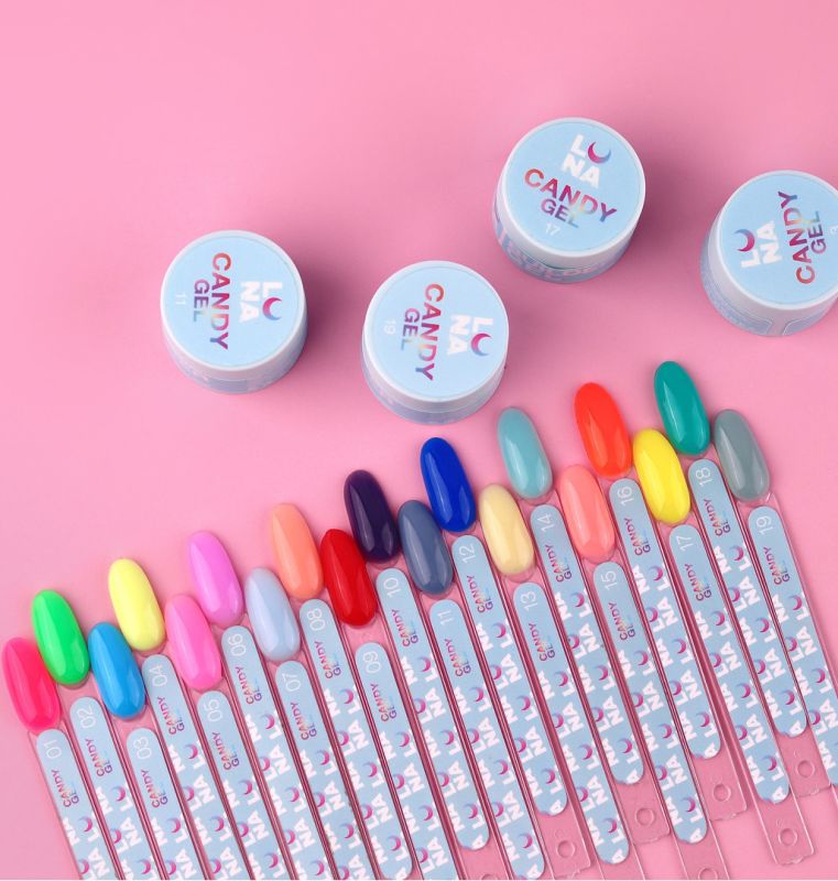 LUNA Гель для наращивания Candy Gel №02, 15 мл