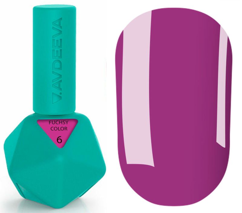 Victoria Avdeeva Гель-лак для нігтів Fuchsy Color №06, 12 мл