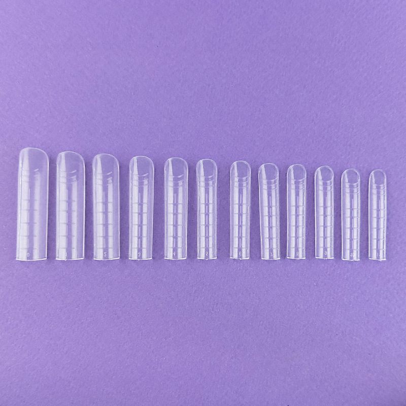 DNKa Top forms for modeling Top Nail Forms Long Square, 120 pcs