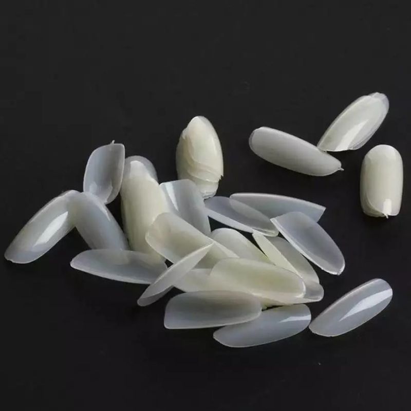 Oval tips, one size, matte, 500 pcs.